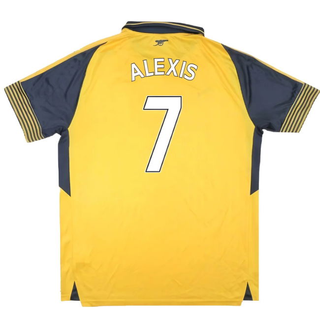 Arsenal 2016-17 Away Shirt ((Mint) S) (Alexis 7)