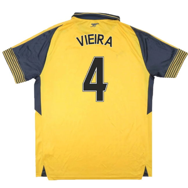 Arsenal 2016-17 Away Shirt (S) (Very Good) (Vieira 4)