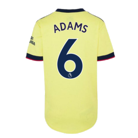Arsenal 2021-2022 Away Shirt (Ladies) (ADAMS 6)