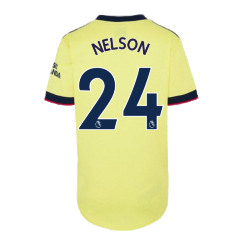Arsenal 2021-2022 Away Shirt (Ladies) (NELSON 24)