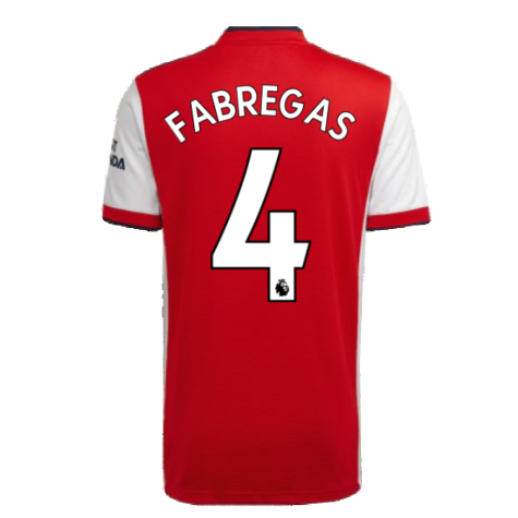 Arsenal 2021-2022 Home Shirt (FABREGAS 4)