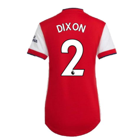 Arsenal 2021-2022 Home Shirt (Ladies) (DIXON 2)