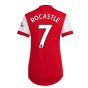 Arsenal 2021-2022 Home Shirt (Ladies) (ROCASTLE 7)