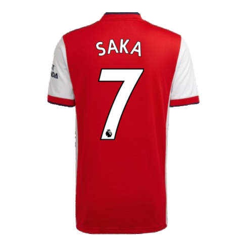 Arsenal 2021-2022 Home Shirt (SAKA 7)