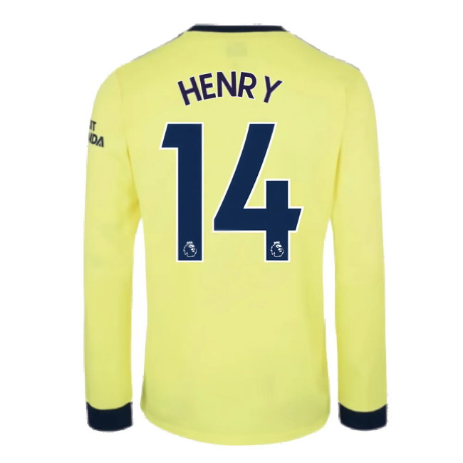 Arsenal 2021-2022 Long Sleeve Away Shirt (HENRY 14)