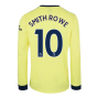 Arsenal 2021-2022 Long Sleeve Away Shirt (SMITH ROWE 10)