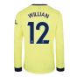 Arsenal 2021-2022 Long Sleeve Away Shirt (WILLIAN 12)