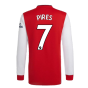 Arsenal 2021-2022 Long Sleeve Home Shirt (PIRES 7)