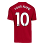 Arsenal 2021-2022 Training Tee (Active Maroon) (Your Name)