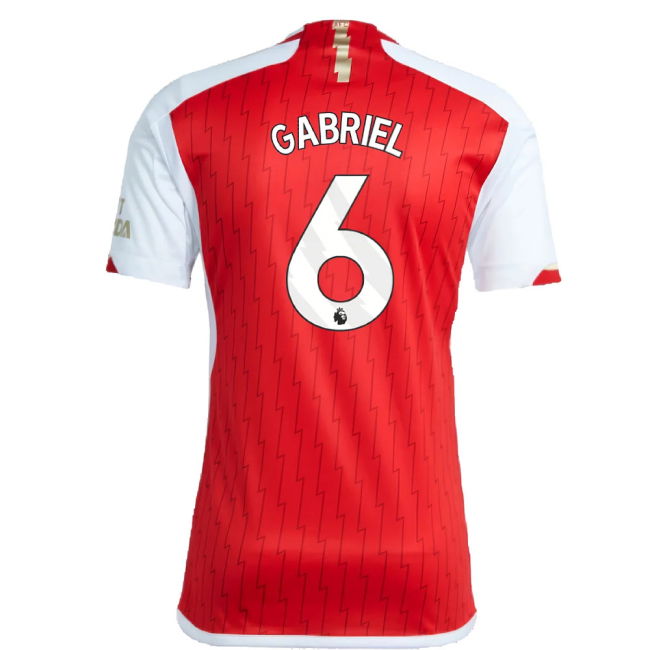 Arsenal 2023-24 Home Shirt (XXLB) (Gabriel 6) (Excellent)