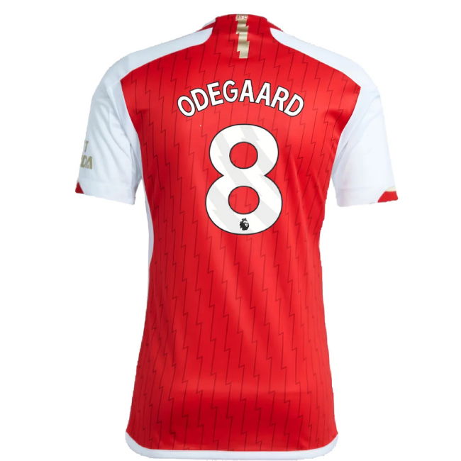 Arsenal 2023-24 Home Shirt (XXLB) (Odegaard 8) (Excellent)