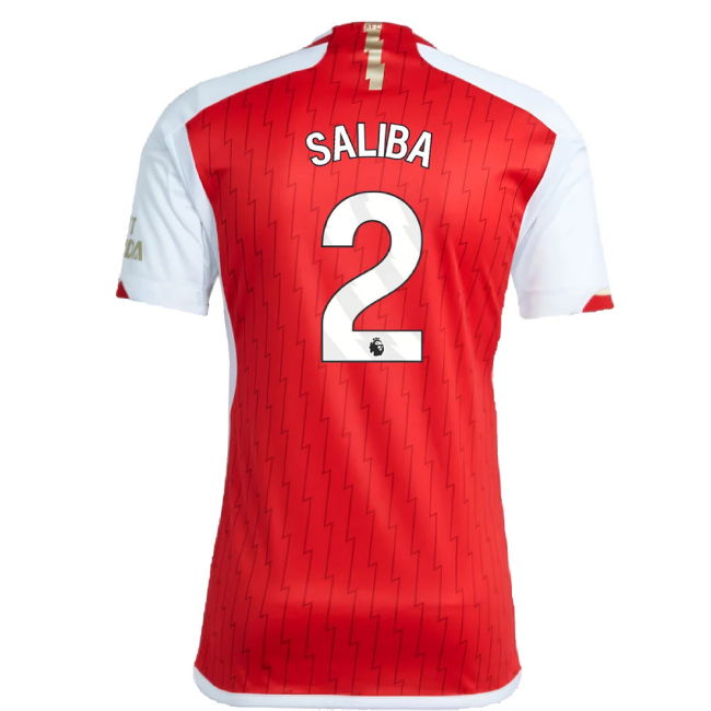 Arsenal 2023-24 Home Shirt (XXLB) (Saliba 2) (Excellent)