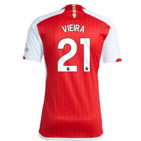 Arsenal 2023-24 Home Shirt (XXLB) (Vieira 21) (Excellent)