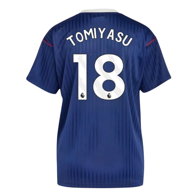 Arsenal Terrace Icons Shirt (Navy) (Tomiyasu 18)