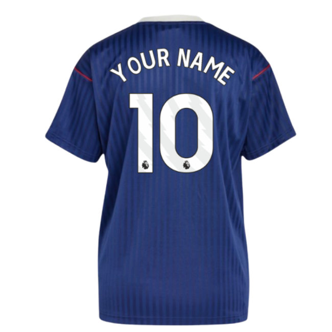 Arsenal Terrace Icons Shirt (Navy) (Your Name)