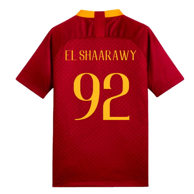 AS Roma 2018-19 Home Shirt (Mint) (El Shaarawy 92)