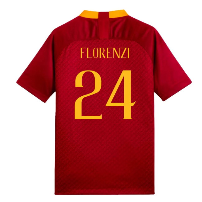 AS Roma 2018-19 Home Shirt (Mint) (Florenzi 24)