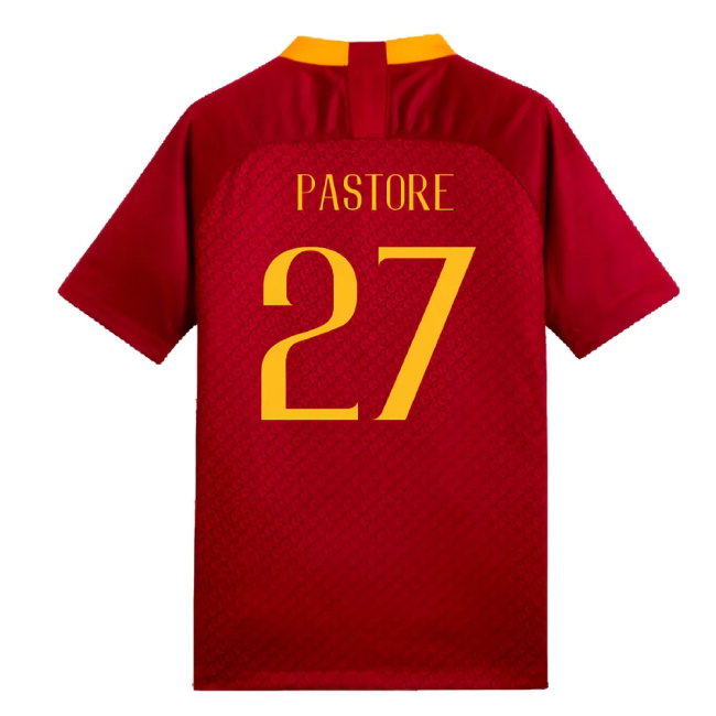 AS Roma 2018-19 Home Shirt (Mint) (Pastore 27)