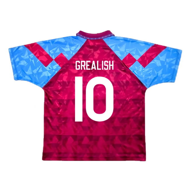 Aston Villa 1990-92 Home Shirt (Good) (Grealish 10)