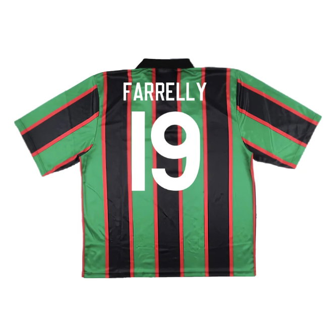 Aston Villa 1993-95 Away Shirt (L) (Good) (Farrelly 19)