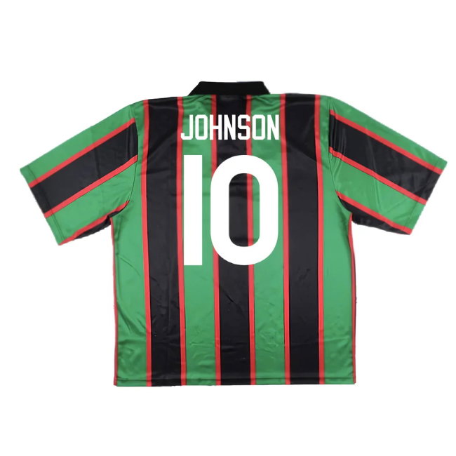Aston Villa 1993-95 Away Shirt (M) (Very Good) (Johnson 10)