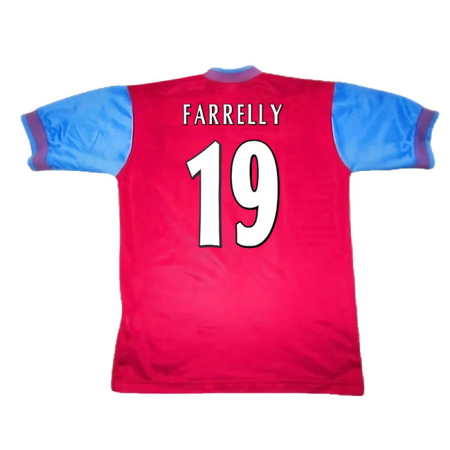 Aston Villa 1997-1998 Home Shirt (Excellent) (Farrelly 19)