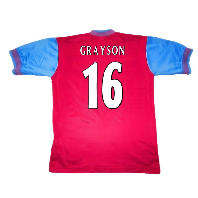Aston Villa 1997-1998 Home Shirt (Excellent) (Grayson 16)