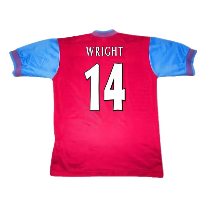 Aston Villa 1997-1998 Home Shirt (Excellent) (Wright 14)
