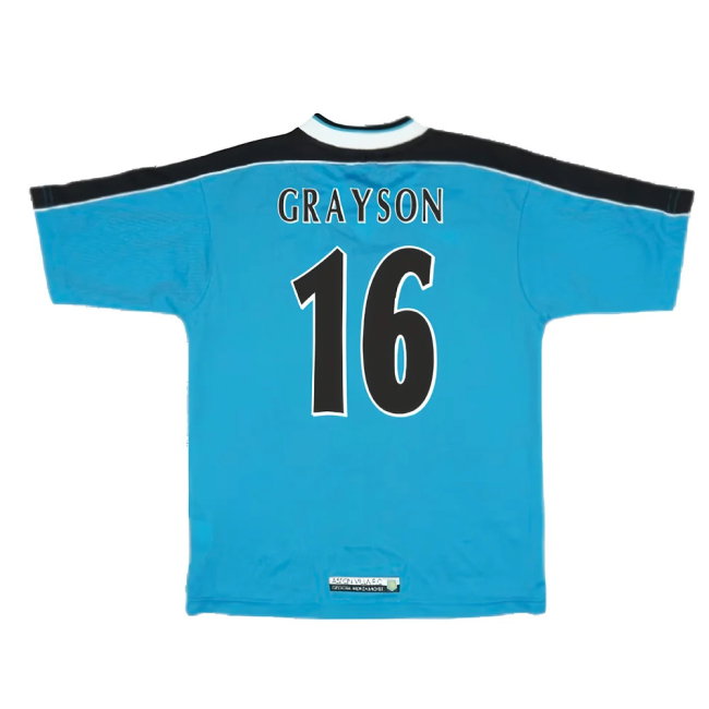 Aston Villa 1998-99 Away Shirt (XLB) (Excellent) (Grayson 16)