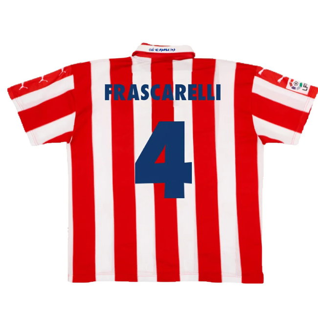 Atletico Madrid 1997-1998 Home Shirt (M) (Excellent) (Frascarelli 4)
