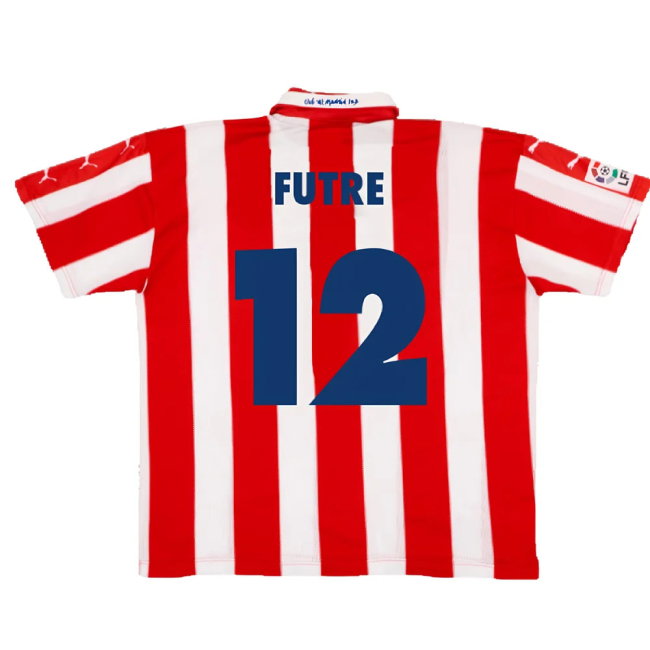 Atletico Madrid 1997-1998 Home Shirt (M) (Excellent) (Futre 12)