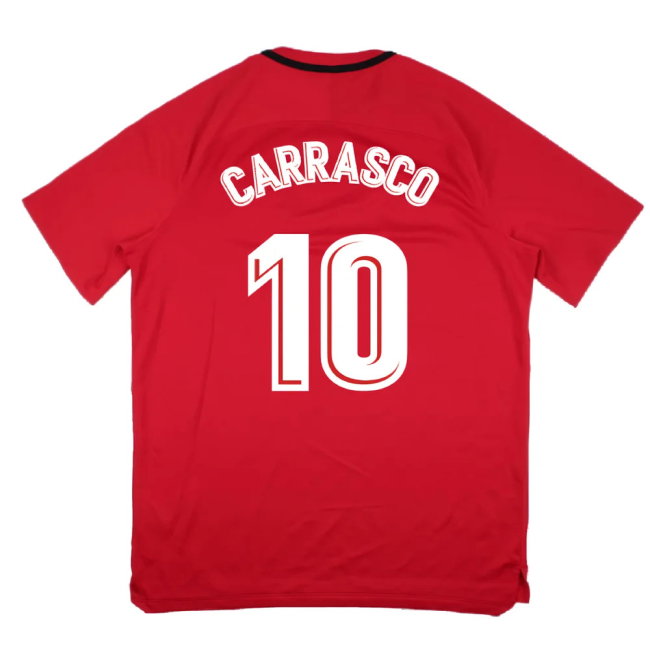 Atletico Madrid 2017-18 Nike Training Shirt (XL) (Carrasco 10) (Mint)