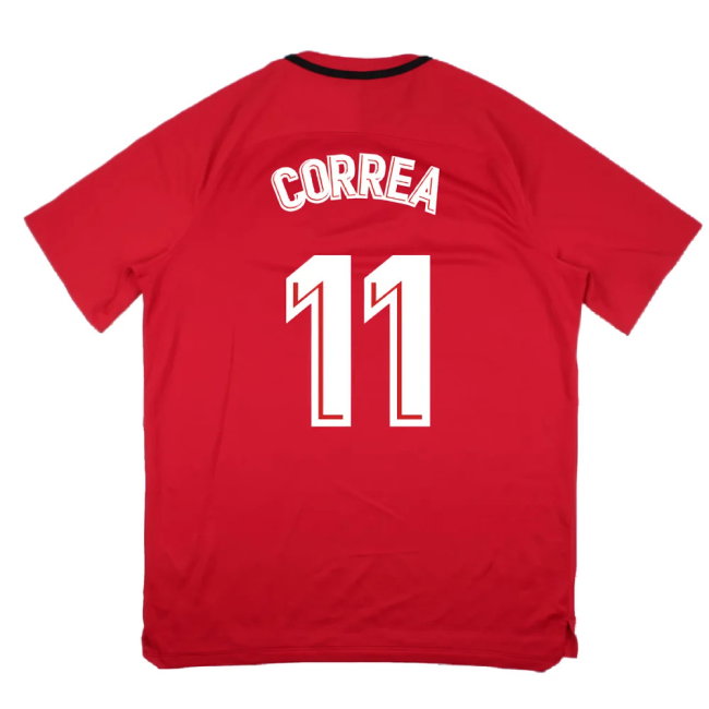 Atletico Madrid 2017-18 Nike Training Shirt (XL) (Correa 11) (Mint)