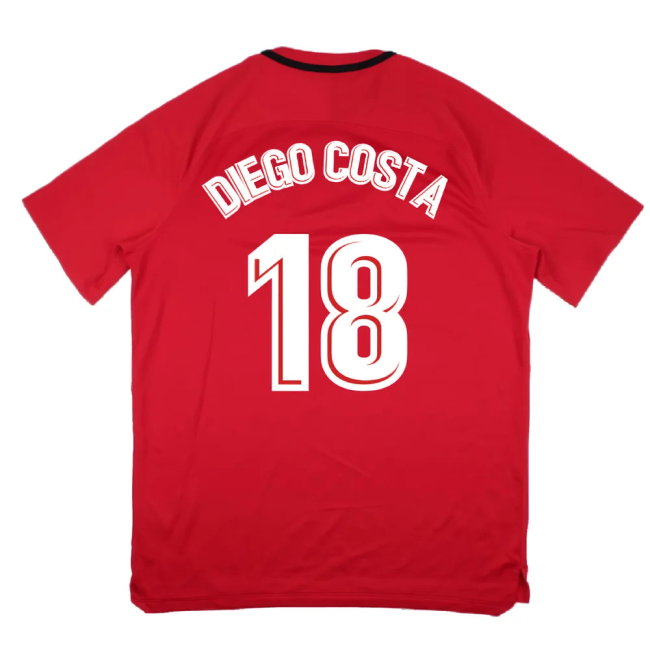 Atletico Madrid 2017-18 Nike Training Shirt (XL) (Diego Costa 18) (Mint)