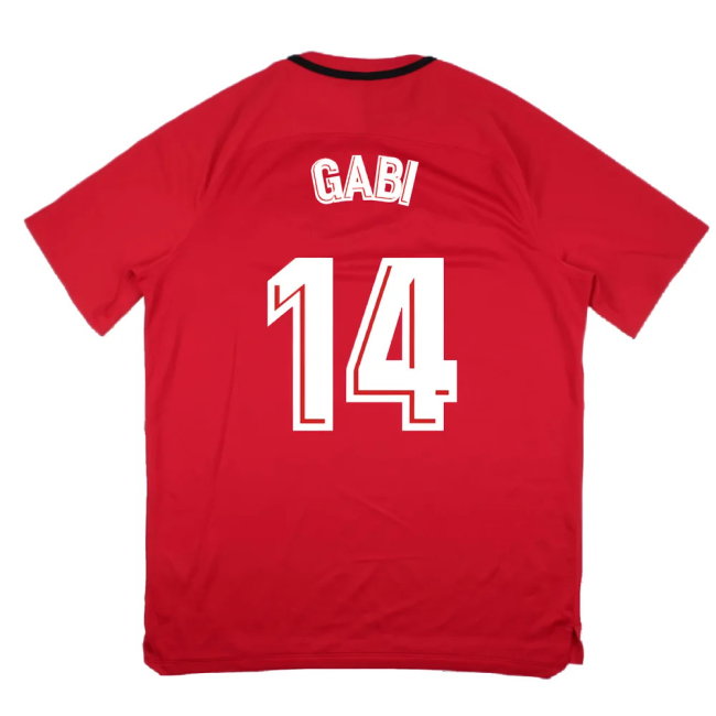 Atletico Madrid 2017-18 Nike Training Shirt (XL) (Gabi 14) (Mint)