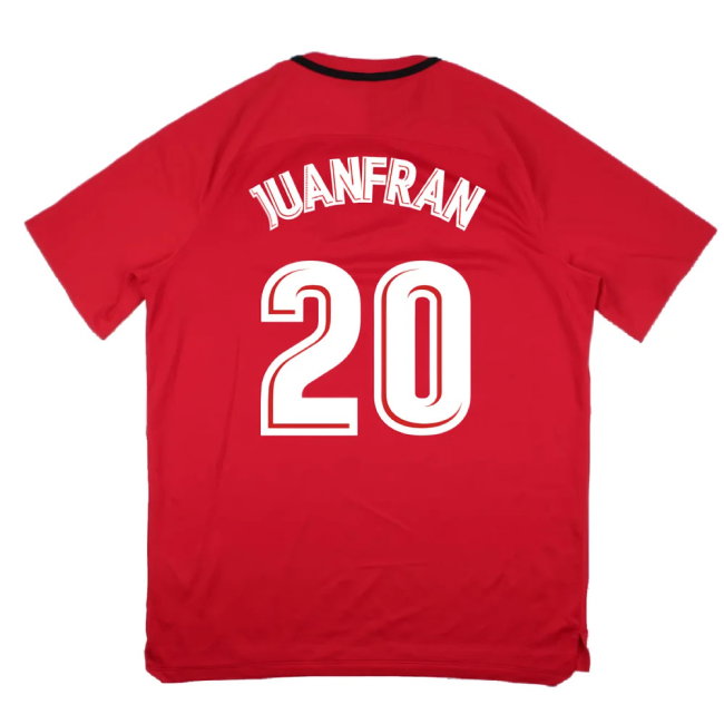 Atletico Madrid 2017-18 Nike Training Shirt (XL) (Juanfran 20) (Mint)