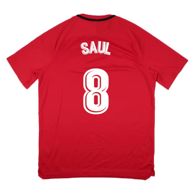 Atletico Madrid 2017-18 Nike Training Shirt (XL) (Saul 8) (Mint)