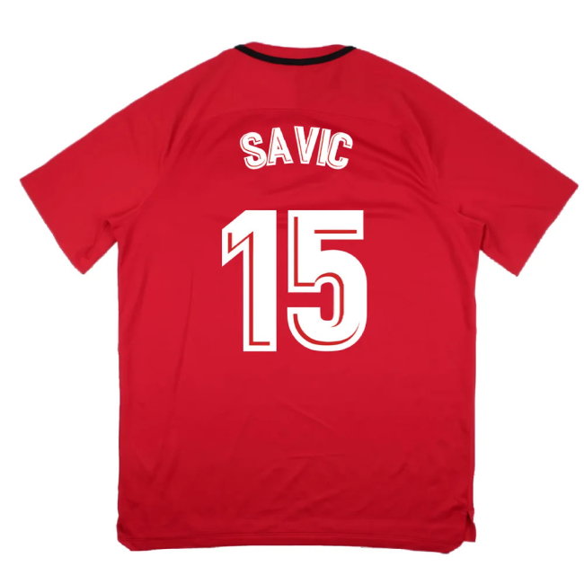 Atletico Madrid 2017-18 Nike Training Shirt (XL) (Savic 15) (Mint)