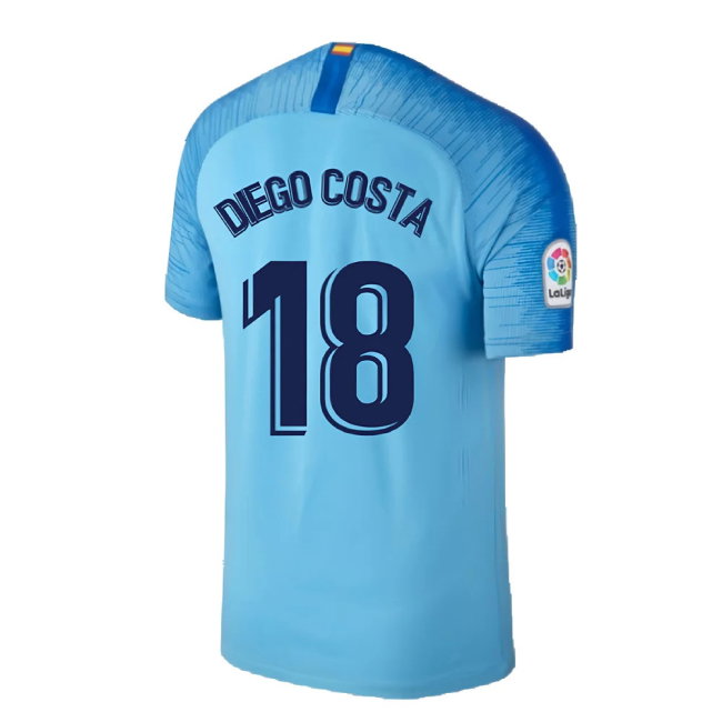 Atletico Madrid 2018-19 Away Shirt (M) (Good) (Diego Costa 18)