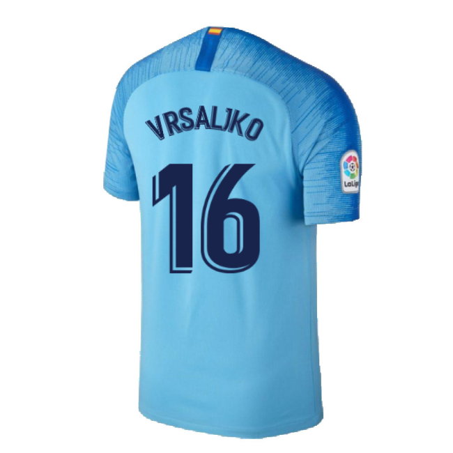 Atletico Madrid 2018-19 Away Shirt (S) (Mint) (Vrsaljko 16)