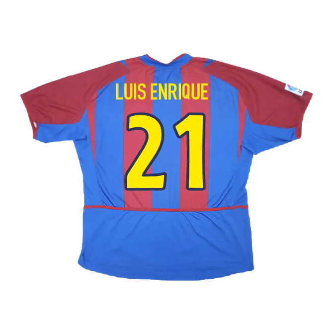 Barcelona 2002-03 Home Shirt (L) (Very Good) (Luis Enrique 21)
