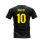Barcelona 2008-2009 Retro Shirt T-shirt (Black) (Messi 10)
