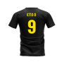 Barcelona 2008-2009 Retro Shirt T-shirt - Text (Black) (Eto O 9)