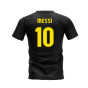 Barcelona 2008-2009 Retro Shirt T-shirt - Text (Black) (Messi 10)