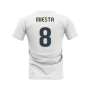 Barcelona 2008-2009 Retro Shirt T-shirt (White) (Iniesta 8)