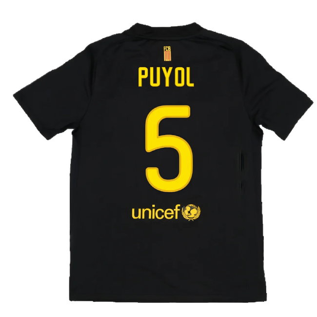 Barcelona 2011-12 Away Shirt (Very Good) (Puyol 5)