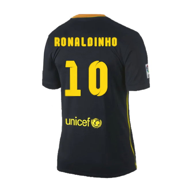 Barcelona 2013-14 Third Shirt (Very Good) (Ronaldinho 10)