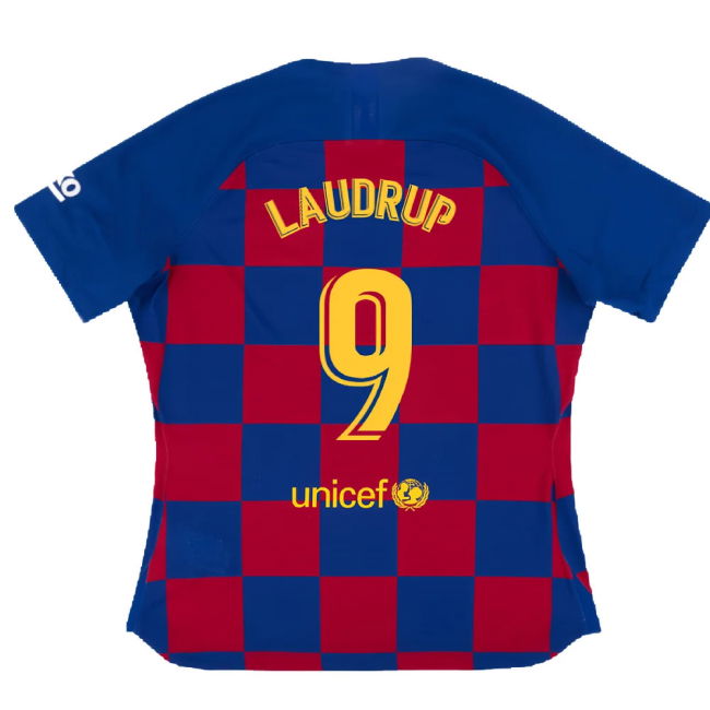 Barcelona 2019-20 Womens Home Shirt (Vaporkit) ((Excellent) S) (LAUDRUP 9)