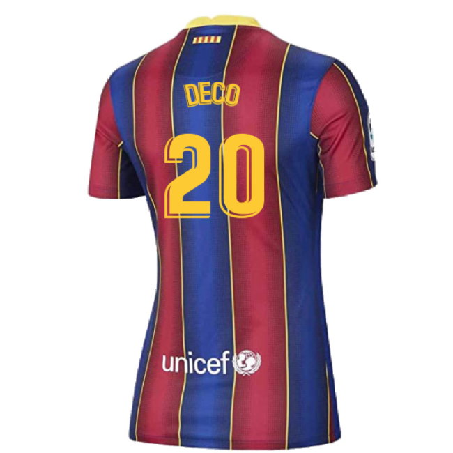 Barcelona 2020-21 Home Shirt (Womens) (Large 16-18) (Excellent) (DECO 20)
