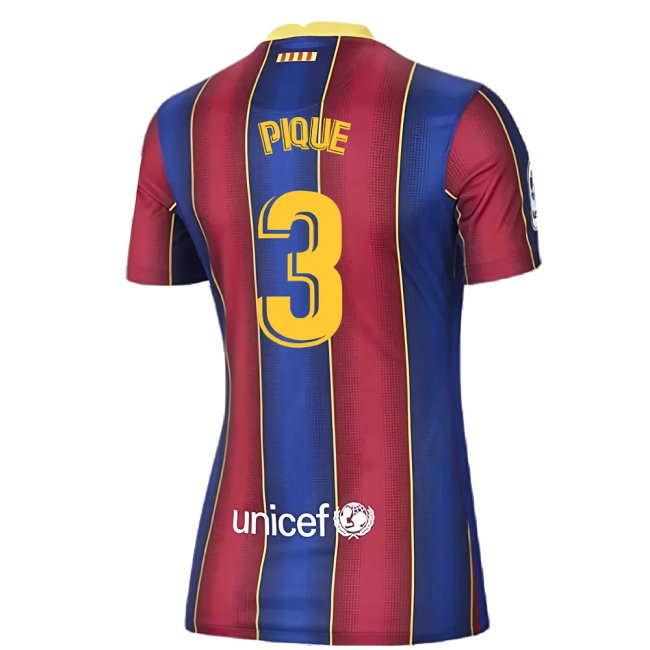 Barcelona 2020-21 Home Shirt (Womens) (Large 16-18) (Excellent) (PIQUE 3)